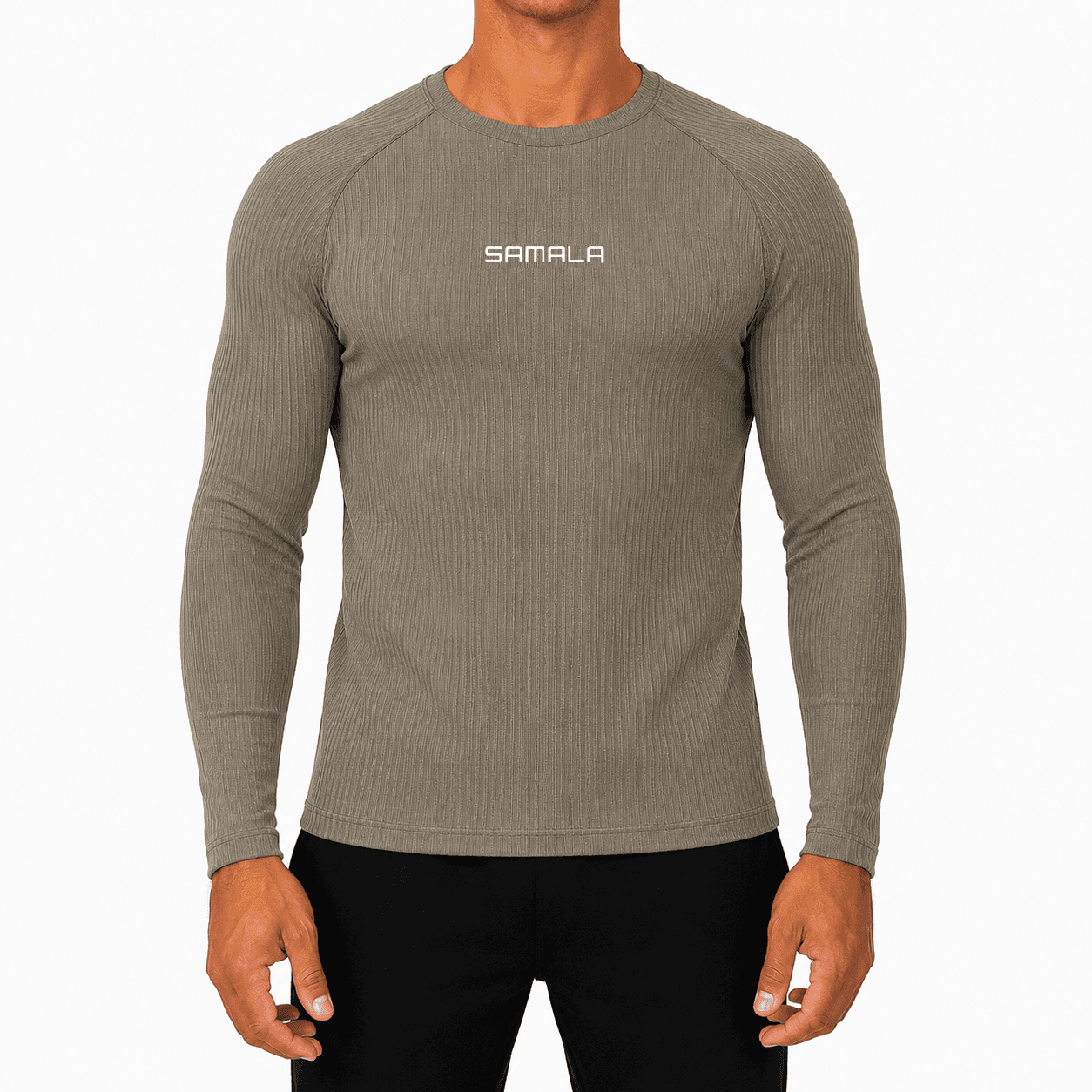 Fitted Ribbed Shirt